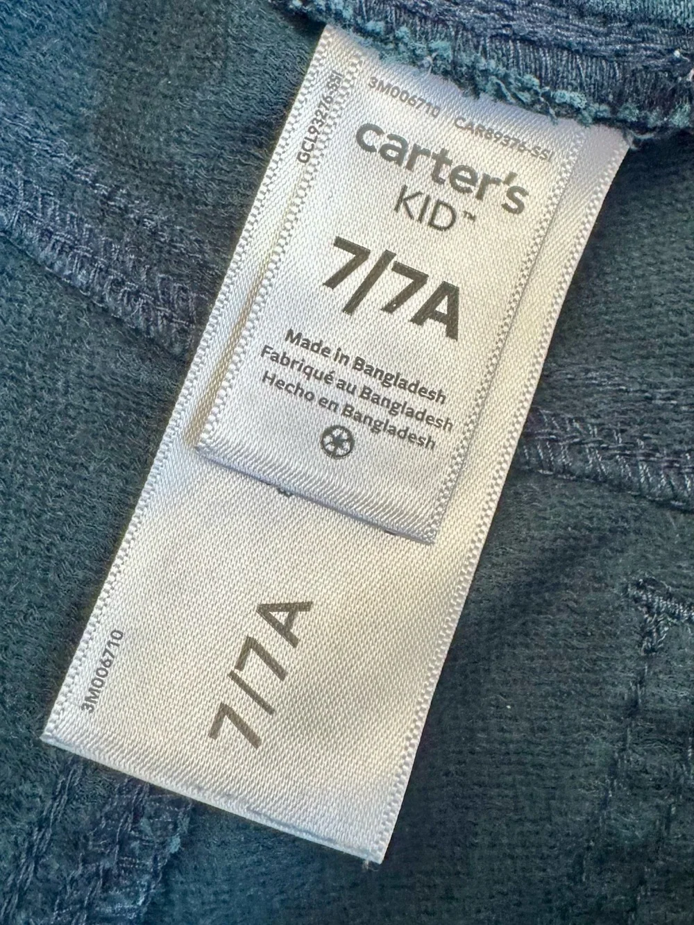 Carter's Dark Teal Kids Jogger Pants